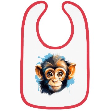 Discover Cute Monkey for Kids for a Kid Bibs