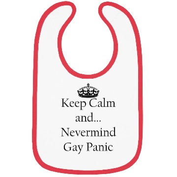 Discover Nevermind Gay Panic Bibs