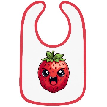 Discover Bad Strawberry Summer Kawaii Gift Bibs