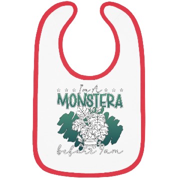 Discover Monstera I'm A Monstera Before 9am Indoor Plants Bibs