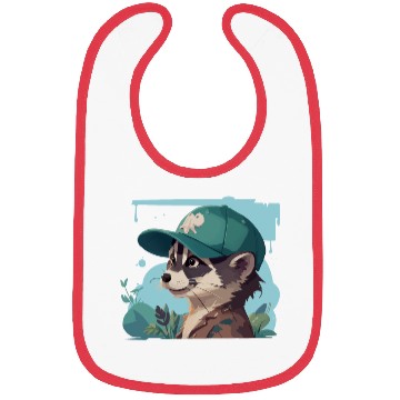 Discover Cool Racoon Bibs