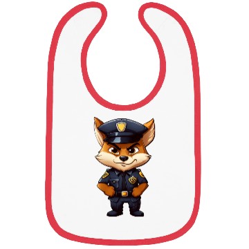 Discover Police fox Bibs
