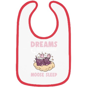 Discover Dreams Are Calling Youth Cute Moose Bibs