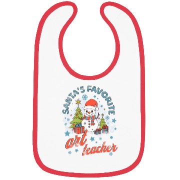 Discover Santa s favorite art teacher Bibs