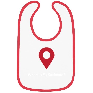 Discover Where Is My SoulMate (white) Bibs