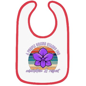 Discover Orchids A Purple Orchid Stands Retro Horticulture Bibs