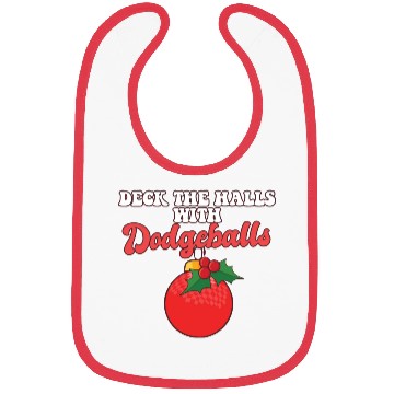 Discover Dodgeball Player Coach Christmas Balls Deck The Bibs