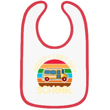 Discover Happy Last Day School Back To School Bibs