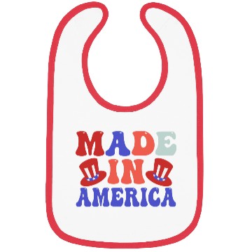 Discover made in america Bibs