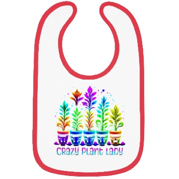 Discover Crazy Plant Lady 2 Bibs