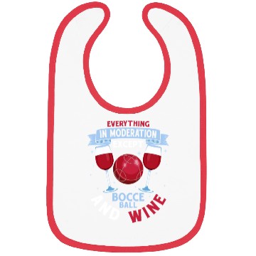 Discover Everything In Moderation Except Bocce Petangue Tea Bibs