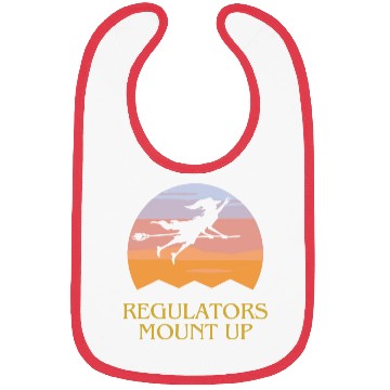 Discover Regulators Mount Up, Funny Halloween Witch Bibs