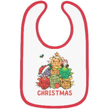 Discover Dragon Christmas Tree Merry Christmas Bibs