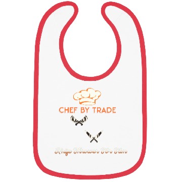 Discover Chef By Trade Knife Thrower for Fun Bibs