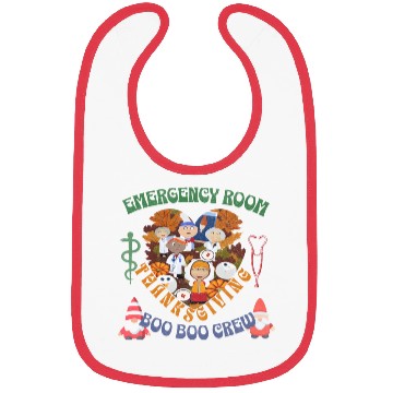Discover Emergency Room Thanksgiving Boo Boo crew Bibs