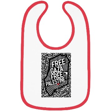 Discover free palestine support palestine Bibs