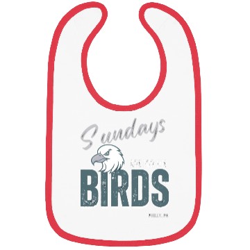 Discover Sundays Are For The Birds Bibs