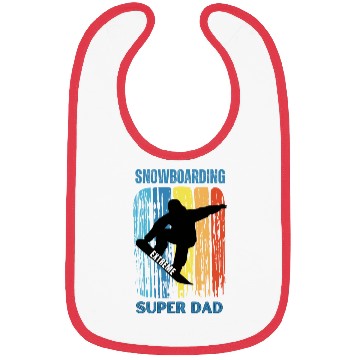 Discover Snowboarding Super Dad - Best snowboarder Bibs