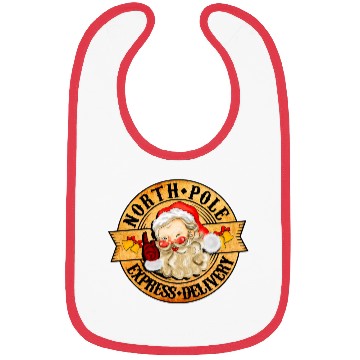 Discover North Pole Express Delivery Bibs