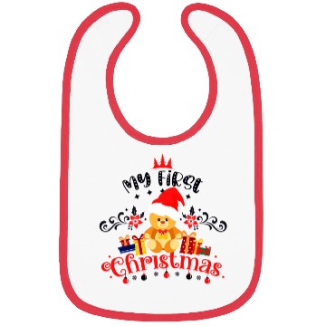 Discover My First Christmas Bibs