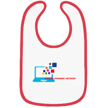 Discover online computer earning logo Bibs