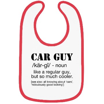 Discover Car Guy Definition Funny Car Guy Bibs