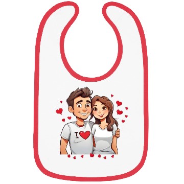 Discover i love my girlfriend Bibs