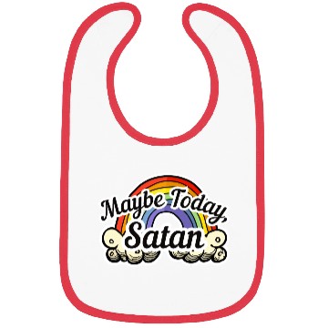 Discover Maybe Today, Satan - Rainbow Bibs
