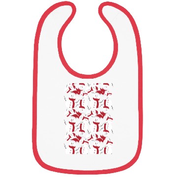 Discover Snowman Merry Christmas Bibs