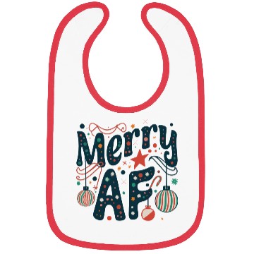Discover Merry AF Bibs