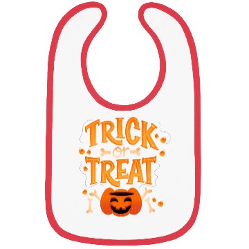 Discover Trick Or Treat With Pumpkin Bones Bibs