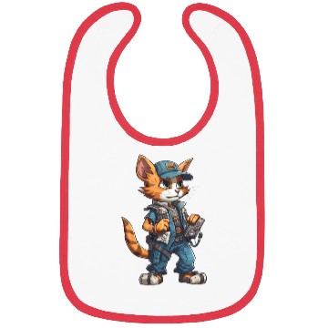 Discover Electrician Cat Electrical Engineer Worker Bibs