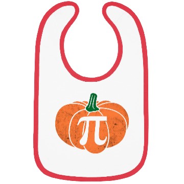 Discover Distressed Pumpkin Pi Math Teacher Haloween Bibs