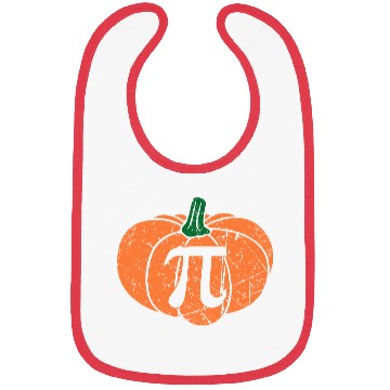 Discover Distressed Pumpkin Pi Math Teacher Haloween Bibs