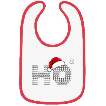 Discover HO HO HO Christmas Funny Santa Bibs