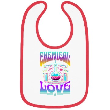 Discover Chemical Love Retro Heart Bibs
