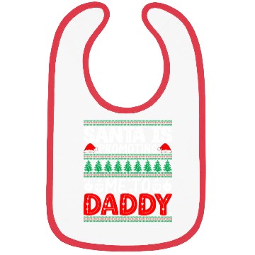Discover Santa is Promoting Me to Daddy Bibs