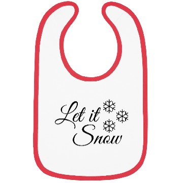 Discover let it snow Bibs
