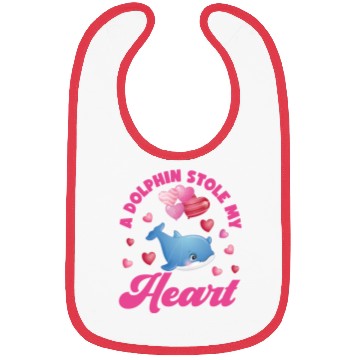 Discover Dolphin Valentines Day A Dolphin Bibs