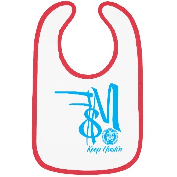 Discover keep hustln2 Bibs