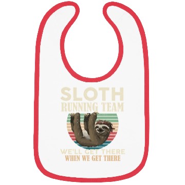 Discover Sloth Running Team We'll Get There Sloth Bibs