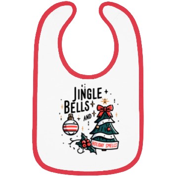 Discover Jingle Bells and Holiday Smells Bibs