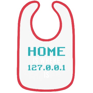 Discover Localhost Programming Computer Scientist Funny Pro Bibs