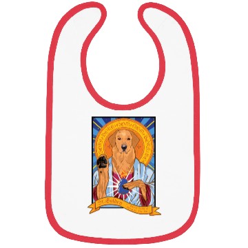 Discover Saint Golden Retriever Bibs
