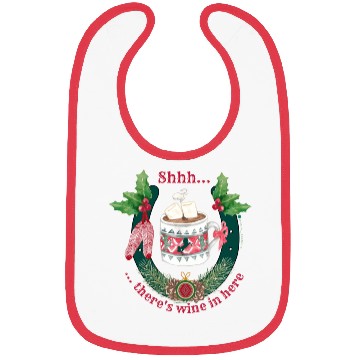 Discover Shhh....There is wine in here Bibs