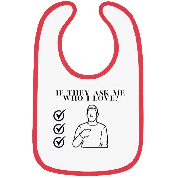 Discover Love yourself Classic Bibs