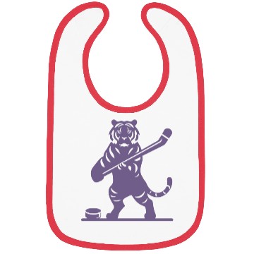 Discover Tiger Hockey Player Silhouette Bibs