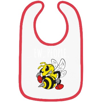 Discover Ew People Angry Bee Bibs