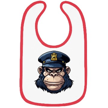 Discover Monkey policeman Bibs