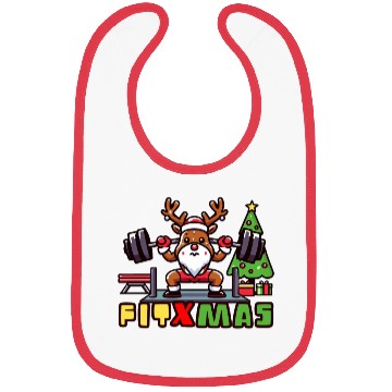 Discover fit xmass, funny christmas reindeer Bibs